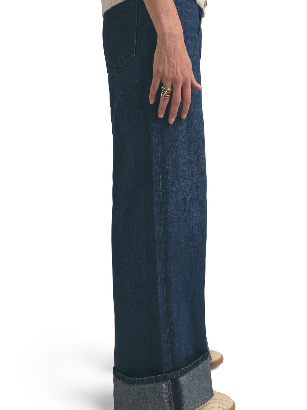 Favorite Daughter The Masha Super High Rise Wide Leg Jeans in Belmont 26 - Picture 2 of 12
